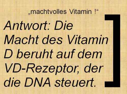 Folie058 Vitamin D Macht Rezeptor VDR