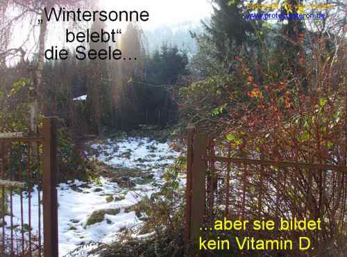 Vitamin D Wintersonne Seele